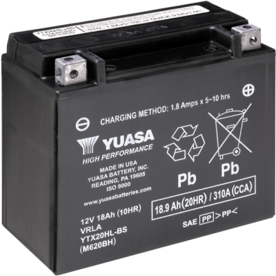 startovací baterie YUASA YTX20HL-BS