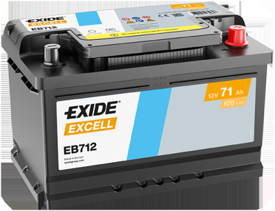 startovací baterie EXIDE EB712