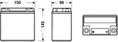 startovací baterie EXIDE EK151