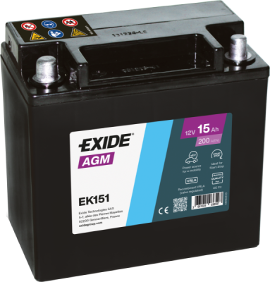 startovací baterie EXIDE EK151