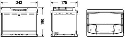 startovací baterie EXIDE EA601