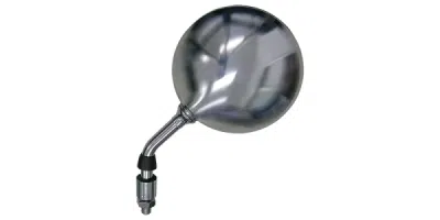 zpětné zrcátko chromové (závit pravý M10, průměr skla 120 mm), Q-TECH, L