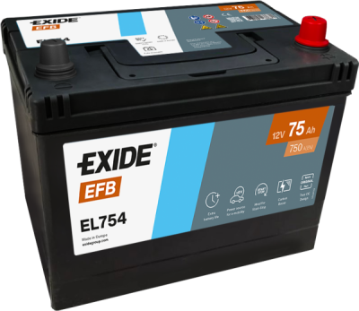 startovací baterie EXIDE EL754