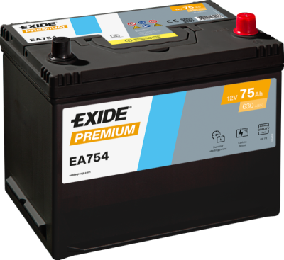 startovací baterie EXIDE EA754
