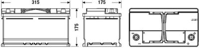 startovací baterie EXIDE EL752