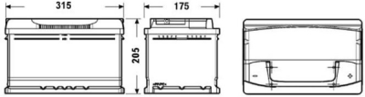 startovací baterie EXIDE EA1050