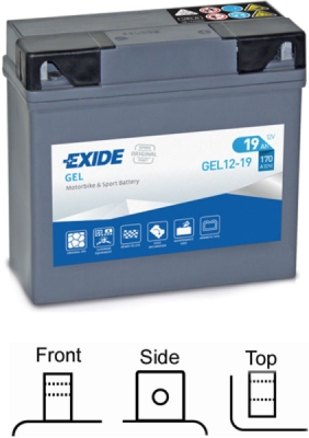 startovací baterie EXIDE GEL12-19