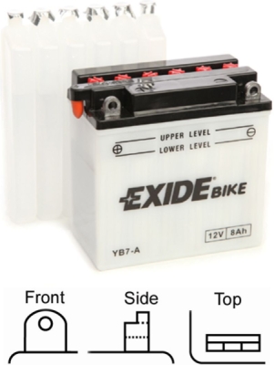 startovací baterie EXIDE EB7-A