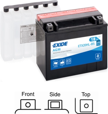 startovací baterie EXIDE ETX20HL-BS