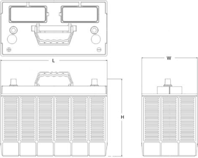 startovací baterie EXIDE EG110B