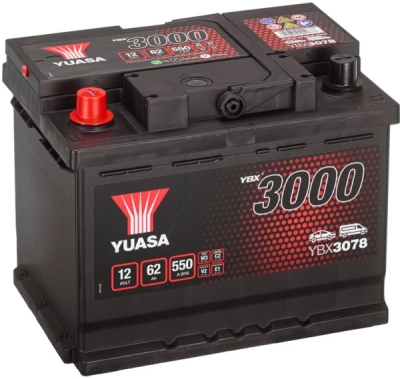 startovací baterie YUASA YBX3078