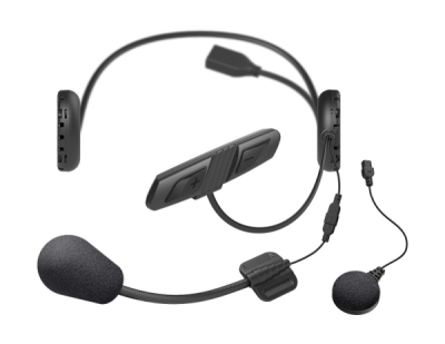 Bluetooth headset 3S PLUS pro skútry pro integrální přilby (dosah 0,4 km) včetně pevného mikrofonu, SENA