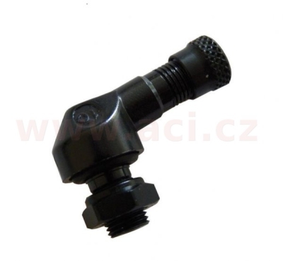Ventil bezdušový moto, černý, SM-01, pr. 8,3 mm ALU ACI 9901396