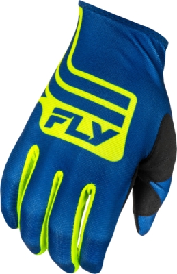rukavice LITE, FLY RACING - USA (modrá/hi-vis, vel. 3XL)