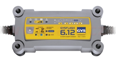 nabíječka GYSFLASH 6.12 s funkcí CAN-BUS 12 V, 125 Ah, 6 A