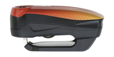 zámek na kotoučovou brzdu s alarmem Detecto RS1 Sonic (trn 3 x 5 mm), ABUS (sonic red)