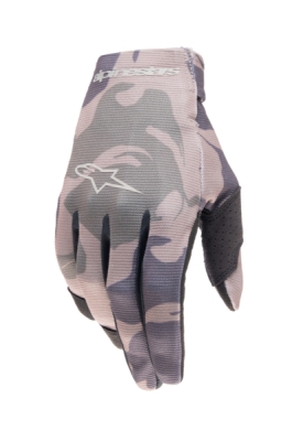 rukavice RADAR, ALPINESTARS, dětské (zelená camo/hnědá, vel. 2XS)