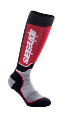 ponožky MX PLUS, ALPINESTARS, dětské (černá/červená/šedá) 2027