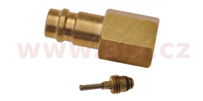 Redukce na láhev 1234yf Honeywell (vnitřní závit M12), adaptér rychlospojky LP ACI AC 2060