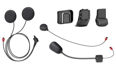 držák na přilbu s příslušenstvím pro headset 50C SOUND BY Harman Kardon (sluchátka + mikrofon), SENA