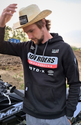Mikina MOTO SPEC HOOD, 101 RIDERS (černá, vel. 2XL) ACI M180-420-2XL
