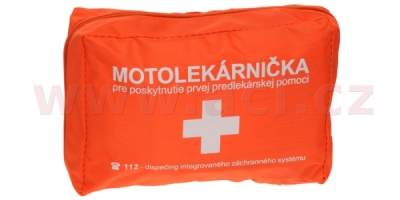Motolékárnička SK - textilní (výbava dle platné vyhlášky MZ SR 143/2009 z.z., oranžová) ACI 9900989