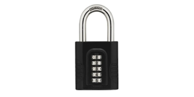 visací zámek s otočnou číselnou kombinací (průměr třmenu 10 mm), ABUS
