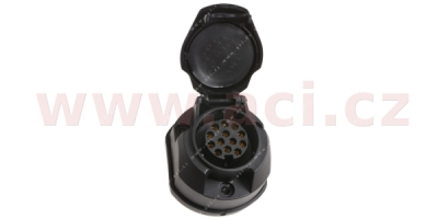 Zásuvka 13 pin 12V plast s odpoj. mlhovky + těsnění ACI 9908040