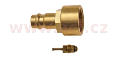 Redukce na láhev 1234yf Dupont (vnitřní závit M22), adaptér rychlospojky LP ACI AC 2061