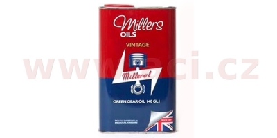 MILLERS OILS minerální převodový olej bez EP aditiv Classic Vintage Green Gear Oil 140 GL1 1l