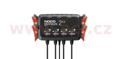 Nabíječka pro nabíjení 4 baterií NOCO 2x4, 6/12 V, 2-40 Ah, 2 A NOCO GENIUS2X4