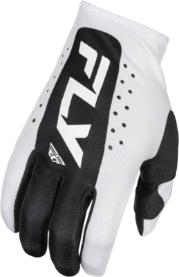 rukavice LITE, FLY RACING - USA (bílá/černá, vel. 3X)