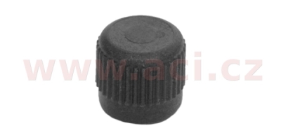 Uzávěr servisního portu R12 HP 3/16" černý, vysokotlaká větev ACI AC 5059