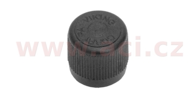 Uzávěr servisního portu R12 HP/LP 1/4" černý, vysokotlaká i nízkotlaká větev ACI AC 5058