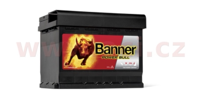 62Ah baterie, 550A, pravá BANNER Power Bull 241x175x190