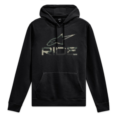 mikina RIDE CAMO HOODIE 4, ALPINESTARS (černá, vel. M)