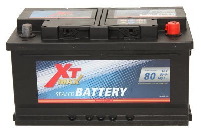 Autobaterie 80Ah, 315x175x175 Prave, s.p. 740A XT