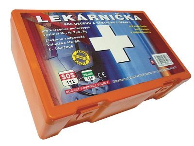 Autolekárnička - plastový obal