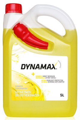 LETNÁ ZMES CITRON Letná zmes kvapalina voda do ostrekovačov DYNAMAX 5l