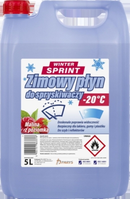WINTER SPRINT ZIMNÁ ZMES DO OSTREKOVAČOV vôňa MALINA –20°C 5L