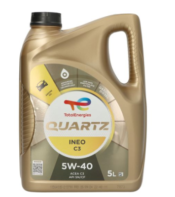 Moottoriöljy TOTAL QUARTZ INEO C3 5W40 5L