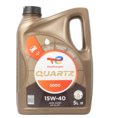 Moottoriöljy TOTAL QUARTZ 5000 15W40 5L