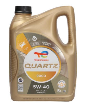 Moottoriöljy TOTAL QUARTZ 9000 5W40 5L